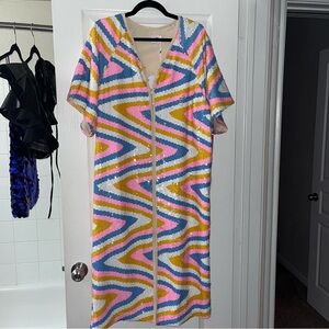 Buddylove Leighton Dress - Tidal Wave